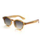 [ Icarus ] Retro Round Sunglasses : Caramel