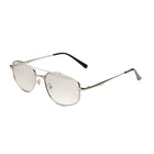 [ Orpheus ] Slim Metal Navigator Sunglasses : Clear/Silver