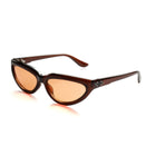 [ Helen ] Y2k Cateye Sunglasses : Peach
