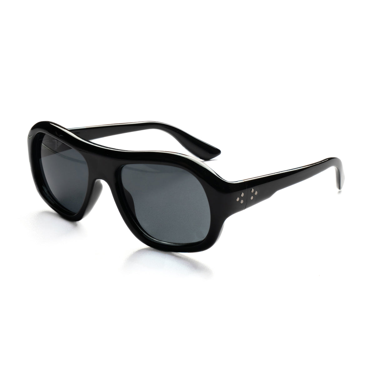 [ Ares ] Oversized High-Fashion Sunglasses : Black