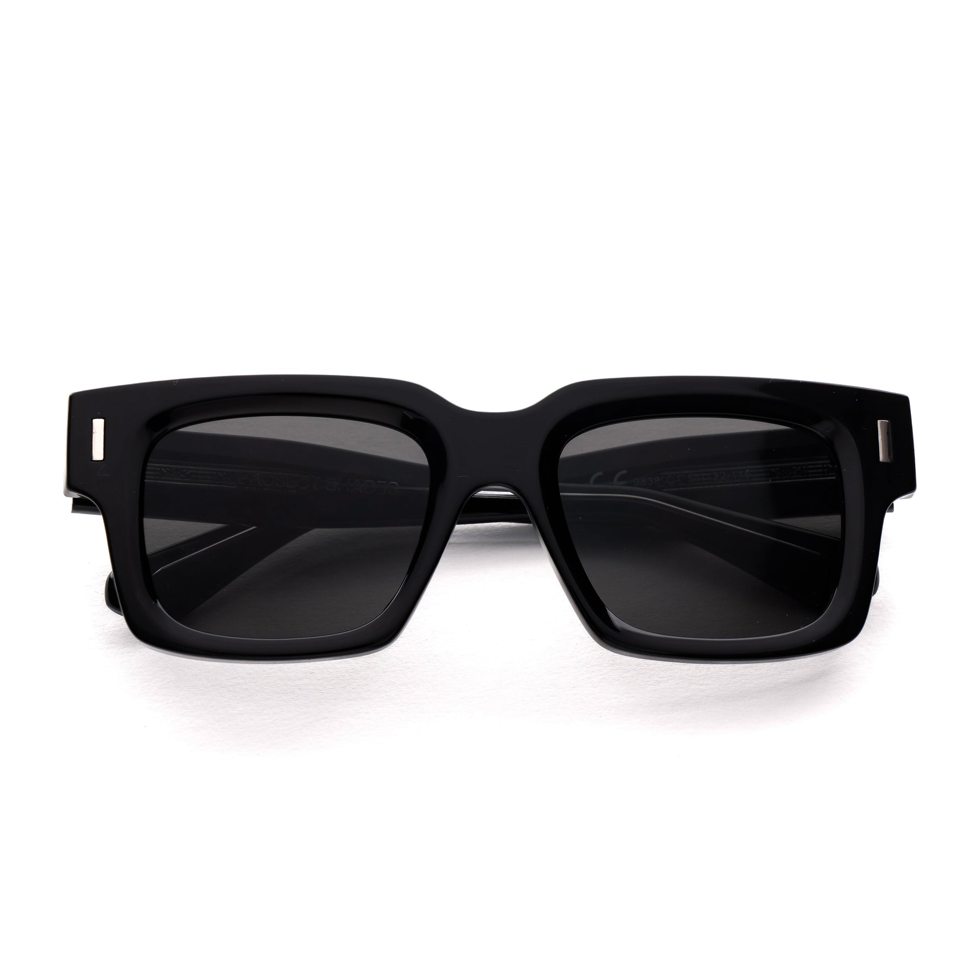 [ Archetype ] Oversized Rectangular Sunglasses : Black - projectshades