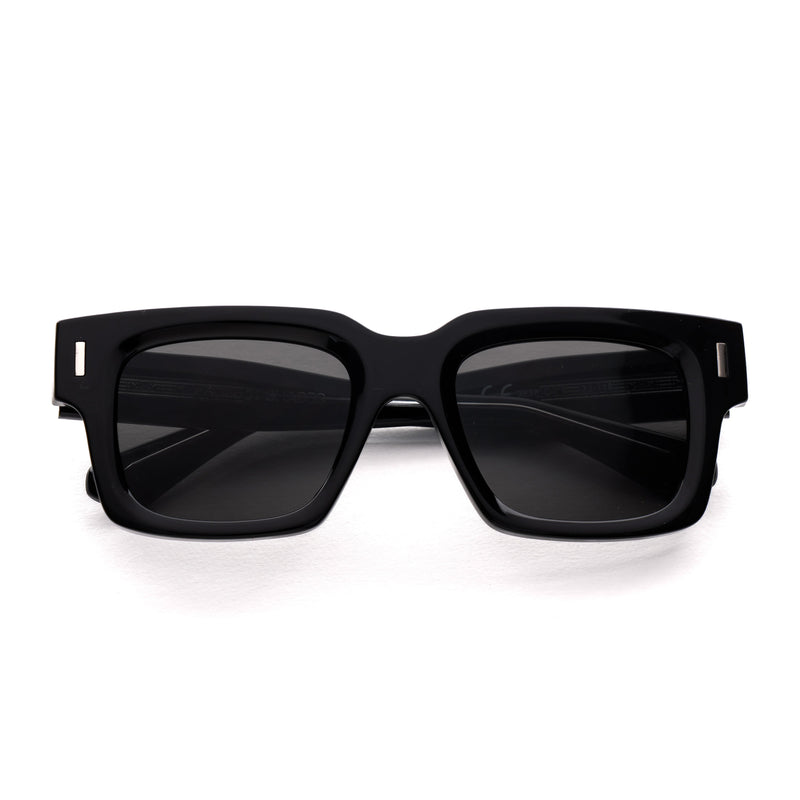 [ Archetype ] Oversized Rectangular Sunglasses : Black