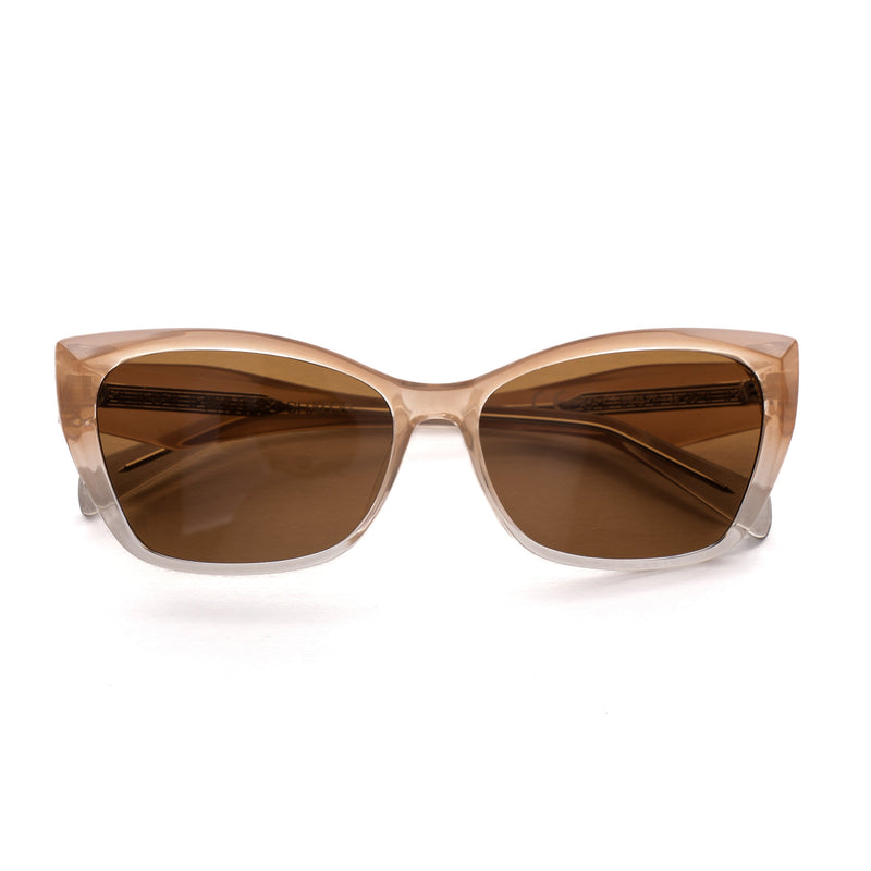[ Sideeye ] Elevated Cateye Sunglasses : Champagne - projectshades