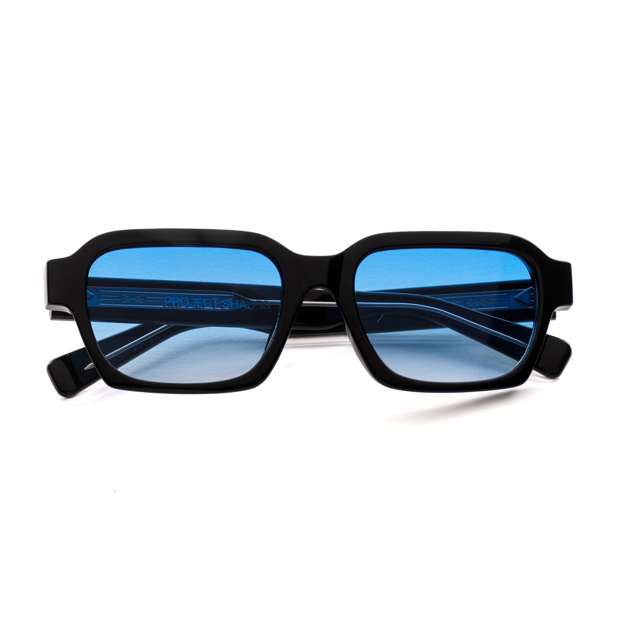 [ Apollo ] Rectangular Unisex Sunglasses : Blue - projectshades
