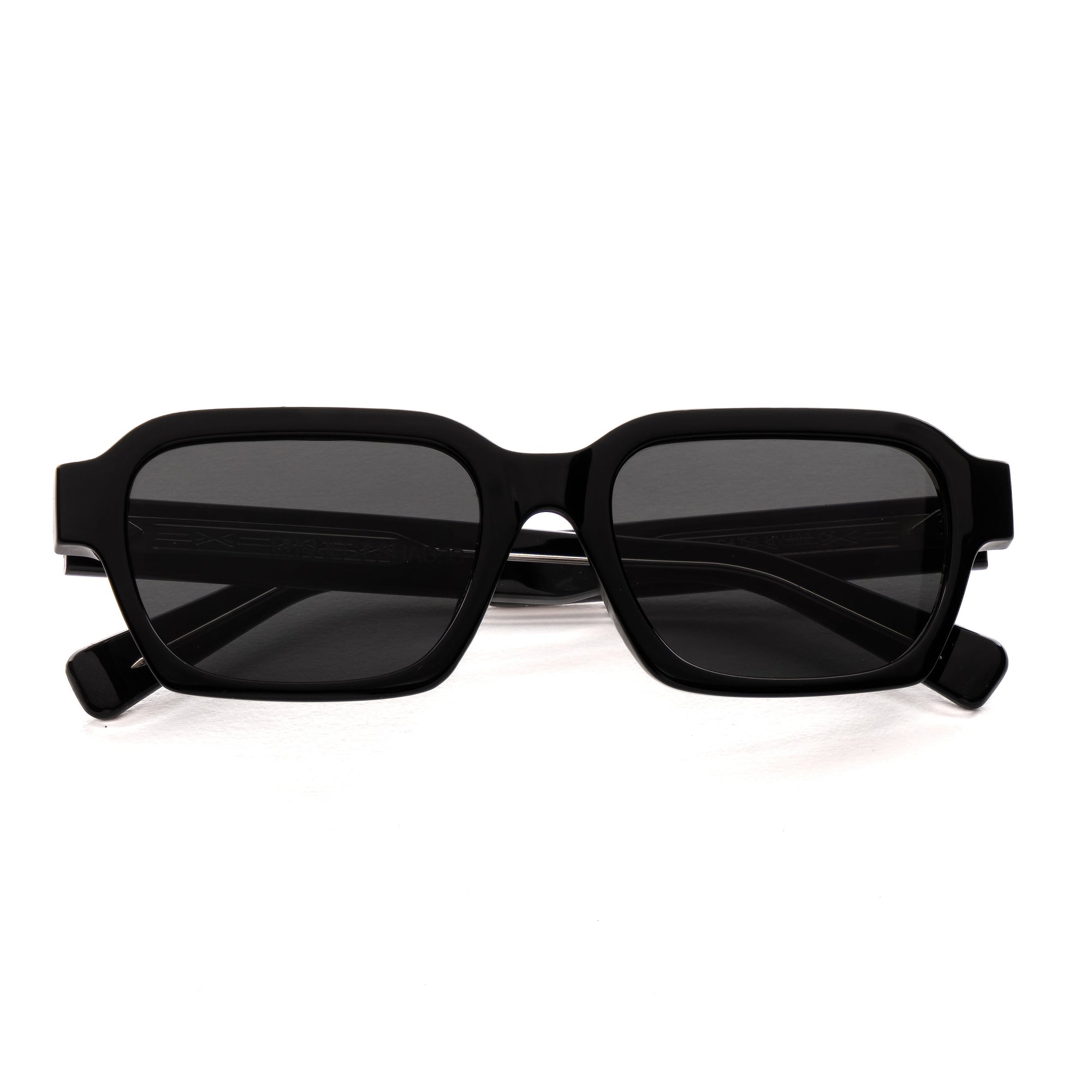 [ Apollo ] Rectangular Unisex Sunglasses : Black - projectshades