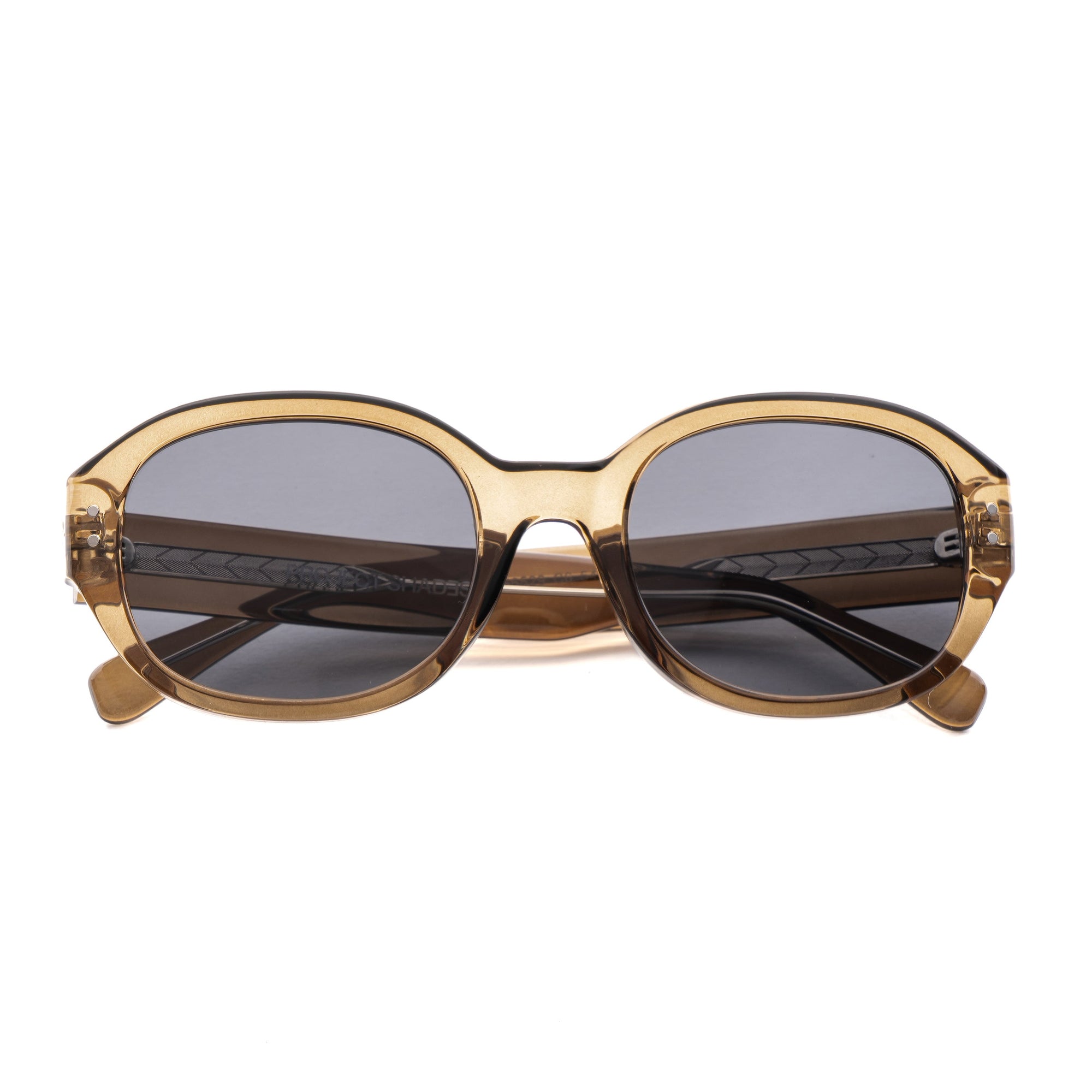 [ Forme ] Classic Round Sunglasses : Brown - projectshades