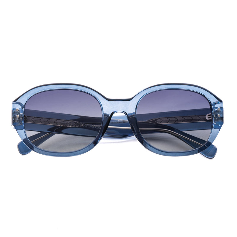 [ Forme ] Classic Round Sunglasses : Blue - projectshades