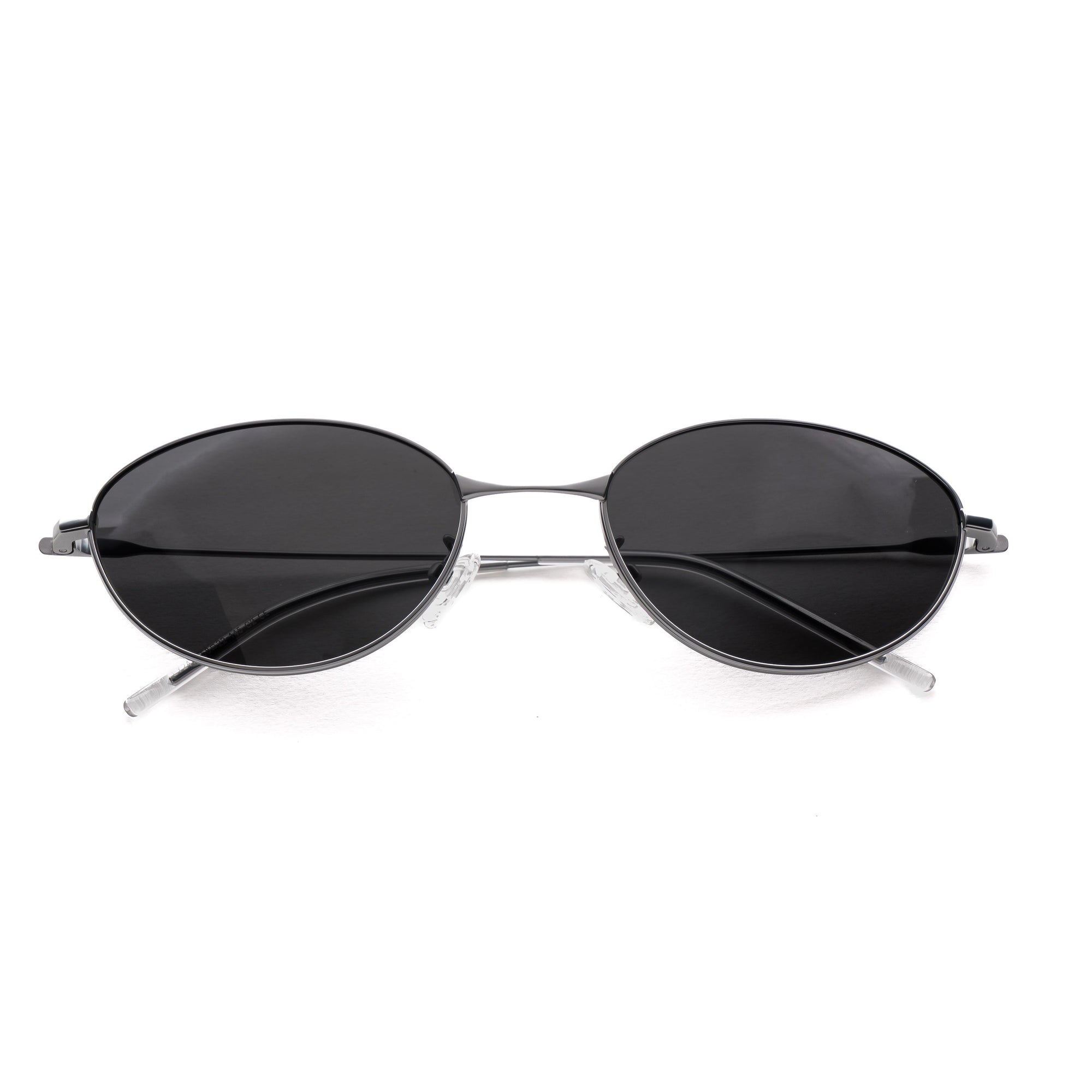 [ Fade ] Oval Polarised Sunglasses : Black - projectshades