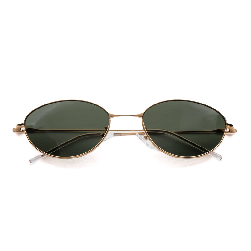 [ Fade ] Oval Polarised Sunglasses : Green - projectshades