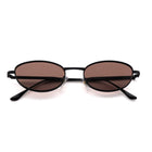 [ Orbit ] Oval Sleek Sunglasses : Brown - projectshades
