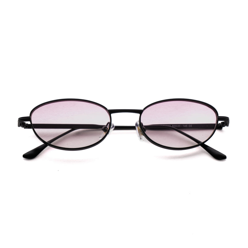 [ Orbit ] Oval Sleek Sunglasses : Pink - projectshades