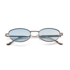 [ Orbit ] Oval Sleek Sunglasses : Blue - projectshades