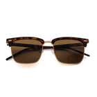 [ Offset ] Clubmaster Squared Sunglasses : Brown - projectshades