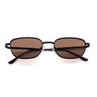 [ Riptide ] Compact Squared Sunglasses : Brown - projectshades
