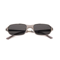 [ Baltic ] Unisex Metal Sunglasses : Black Silver - projectshades
