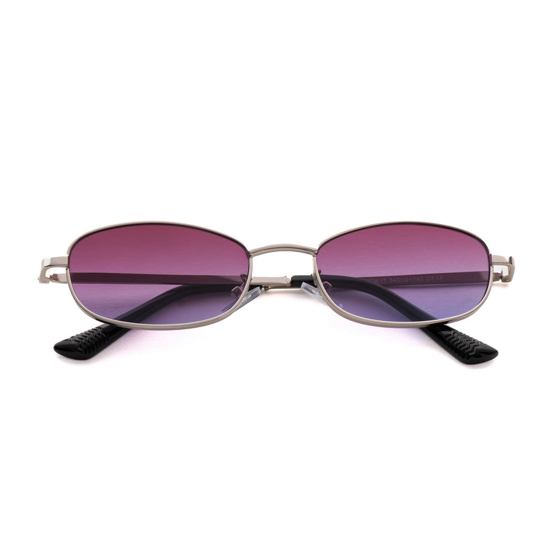 [ Lagoon ] Rectangular Unisex Sunglasses : Purple - projectshades