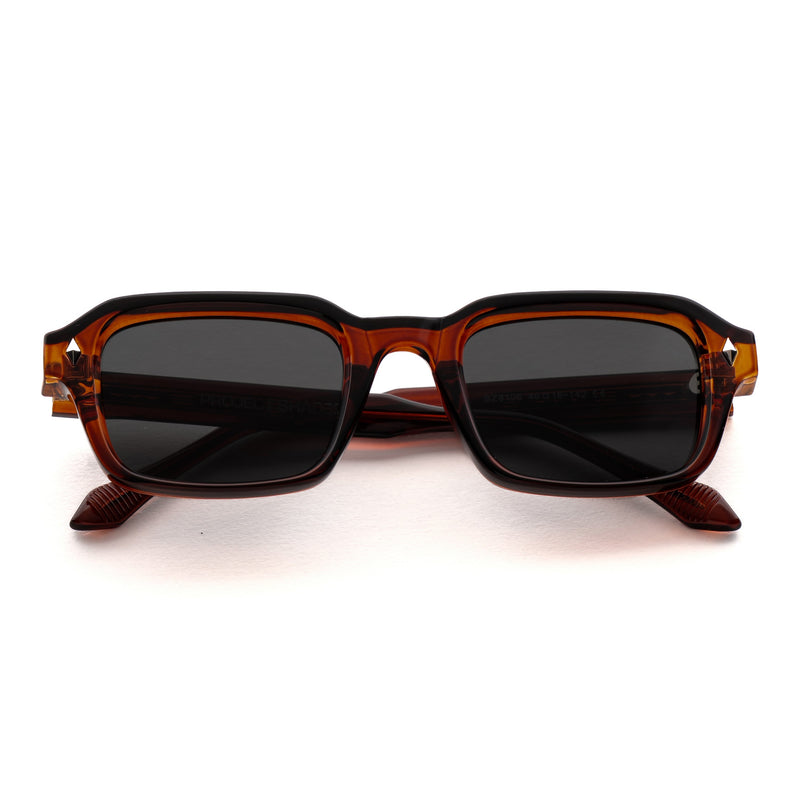 [ Hermes ] Everyday Rectangular Sunglasses : Brown - projectshades