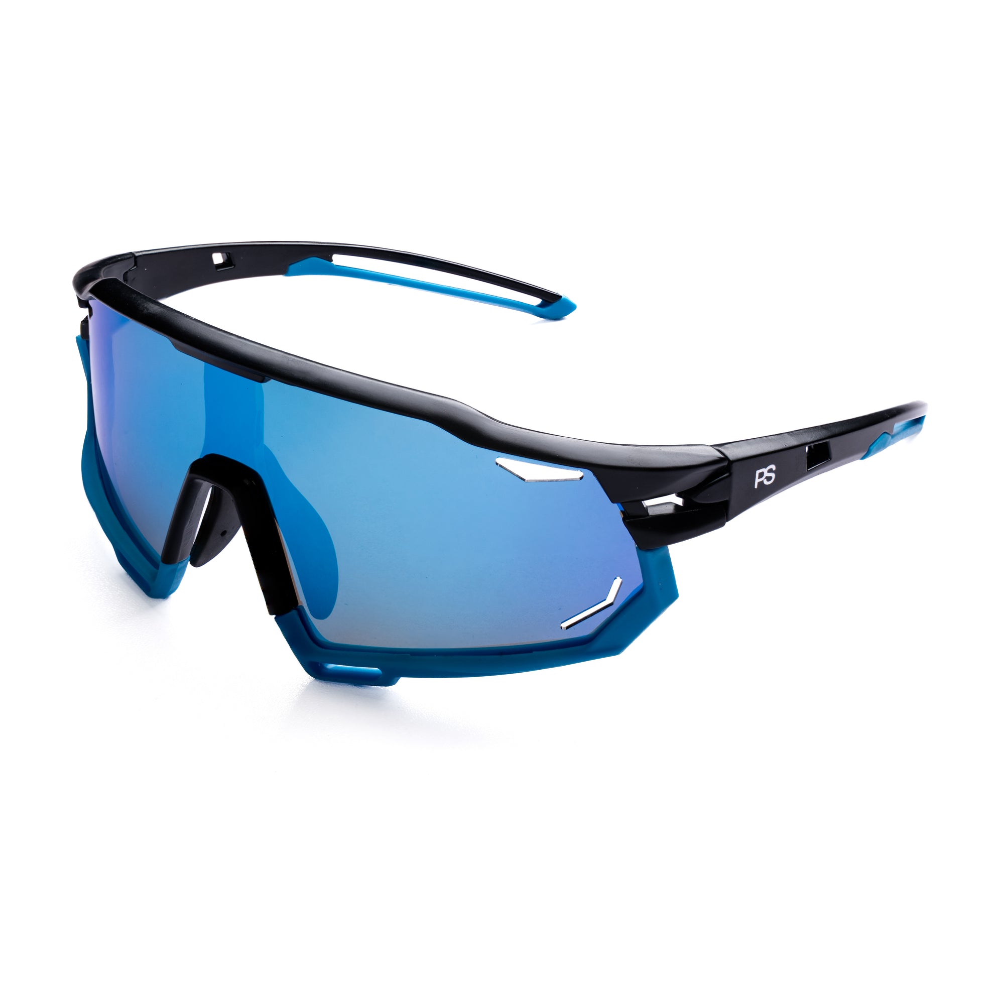 [ Kryptonite ] Polarised Sports Sunglasses : Blue - projectshades