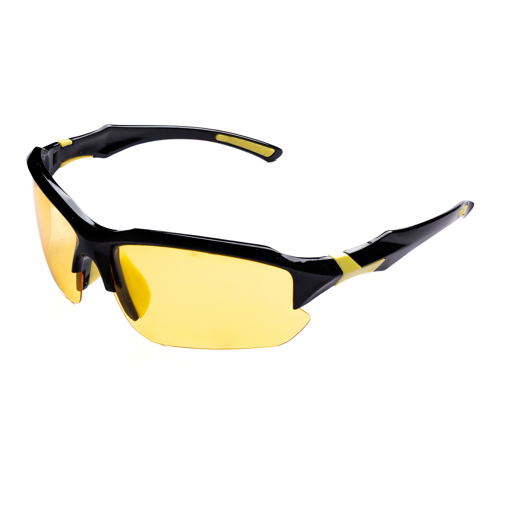 [ Zod ] Semi-Rimless Polarised Sunglasses : Yellow - projectshades