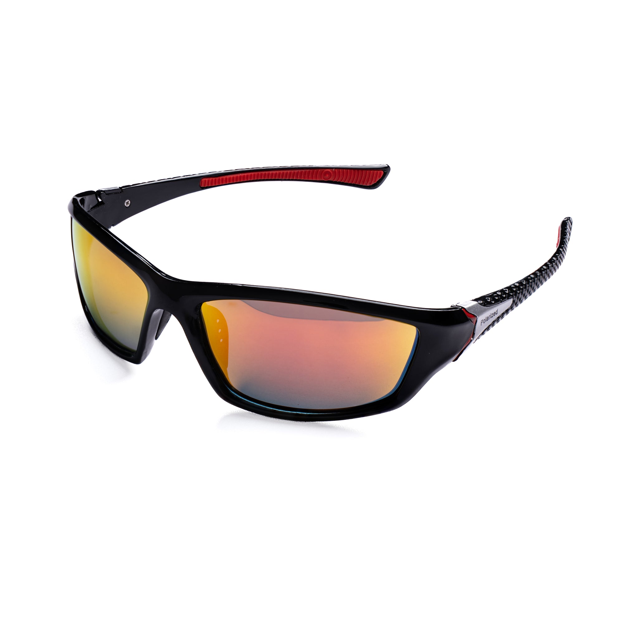 [ Drax ] Polarsied Sports Sunglasses : Red - projectshades