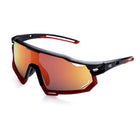 [ Kryptonite ] Polarised Sports Sunglasses : Red - projectshades