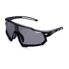 [ Kryptonite ] Polarised Sports Sunglasses : Black - projectshades