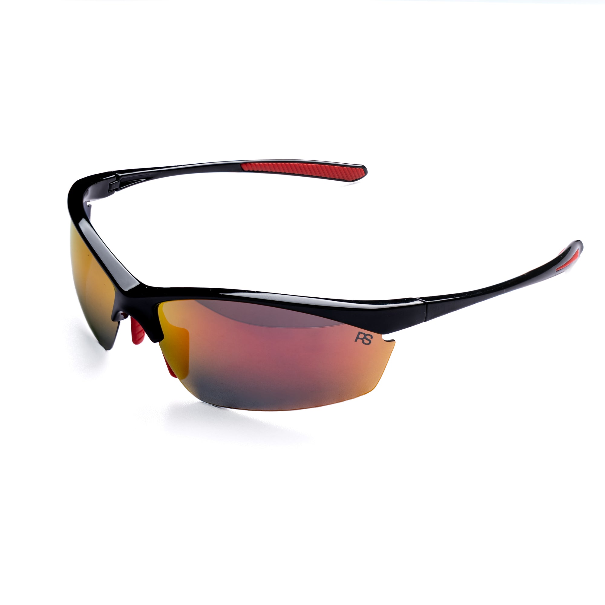 [ Lex ] Polarised Sports Sunglasses : Red - projectshades