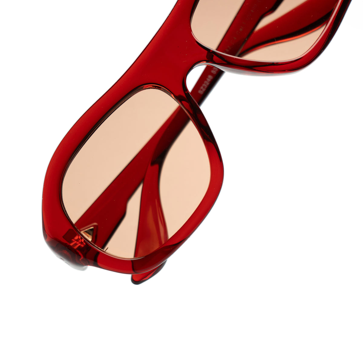 [ Ares ] Oversized High-Fashion Sunglasses : Red