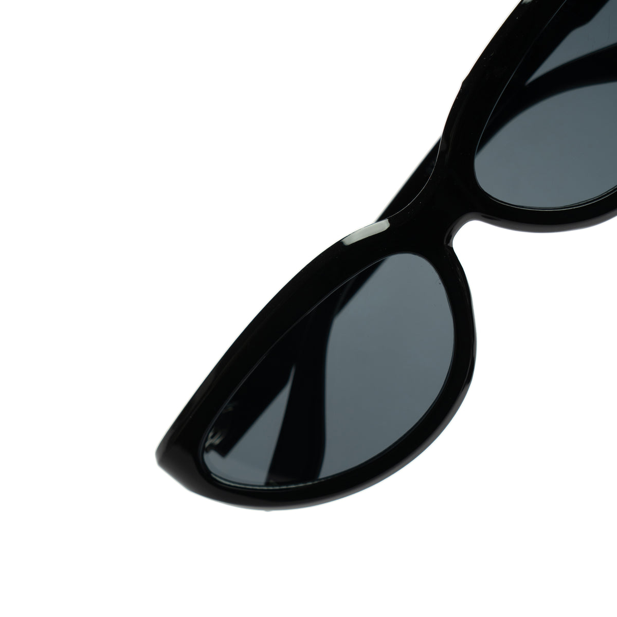 [ Helen ] Y2k Cateye Sunglasses : Black