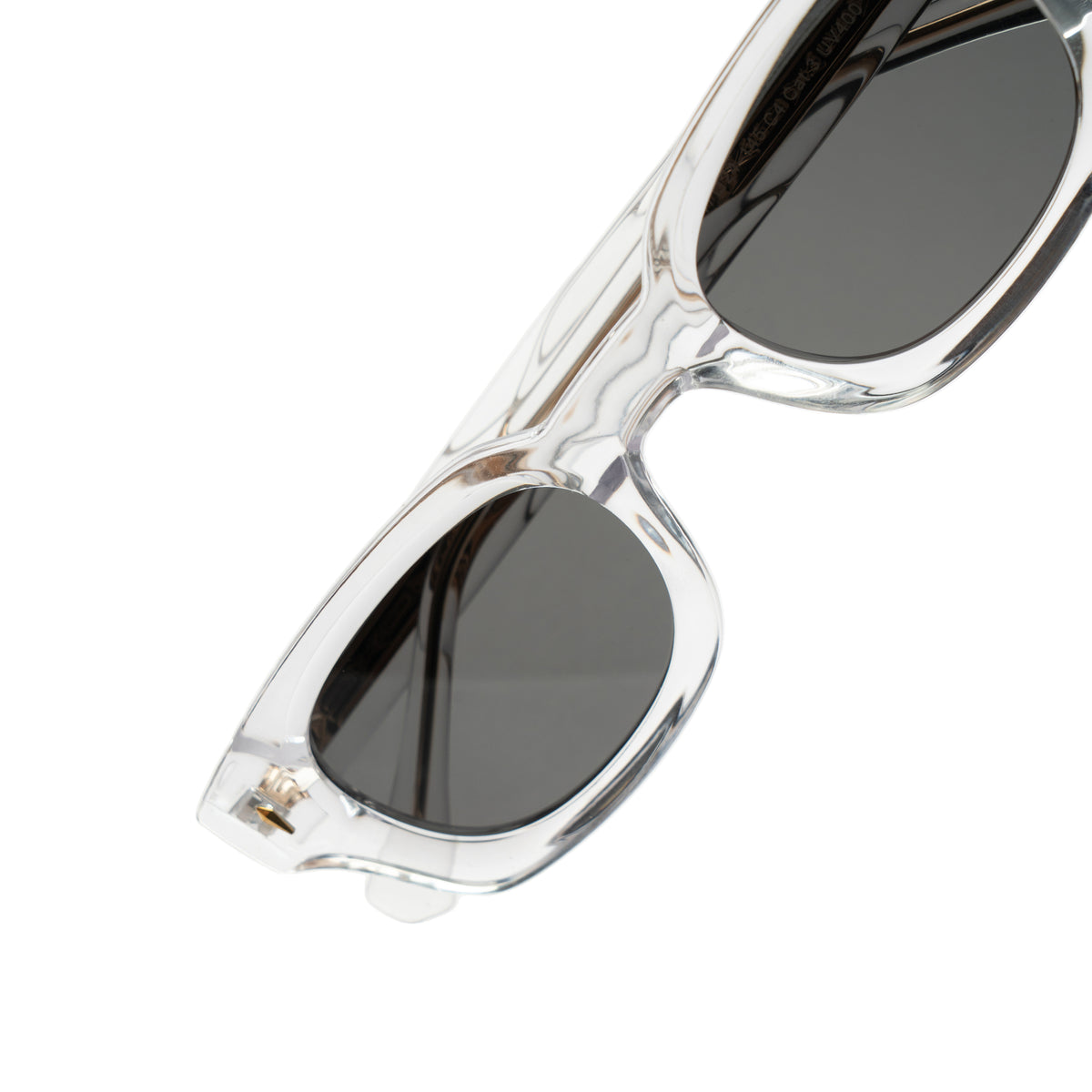 [ Atlas ] Chunky Rectangular Sunglasses : Clear