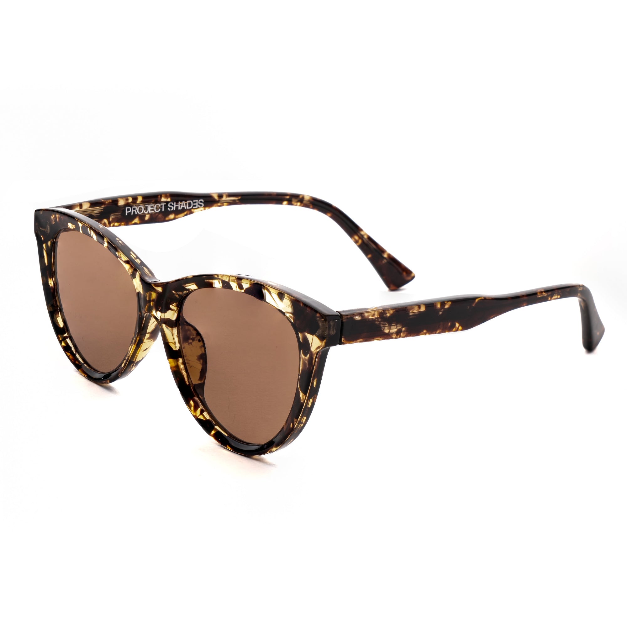 [ Luna ] Classic Cateye Sunglasses : Leopard - projectshades