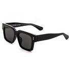 [ Archetype ] Oversized Rectangular Sunglasses : Black - projectshades