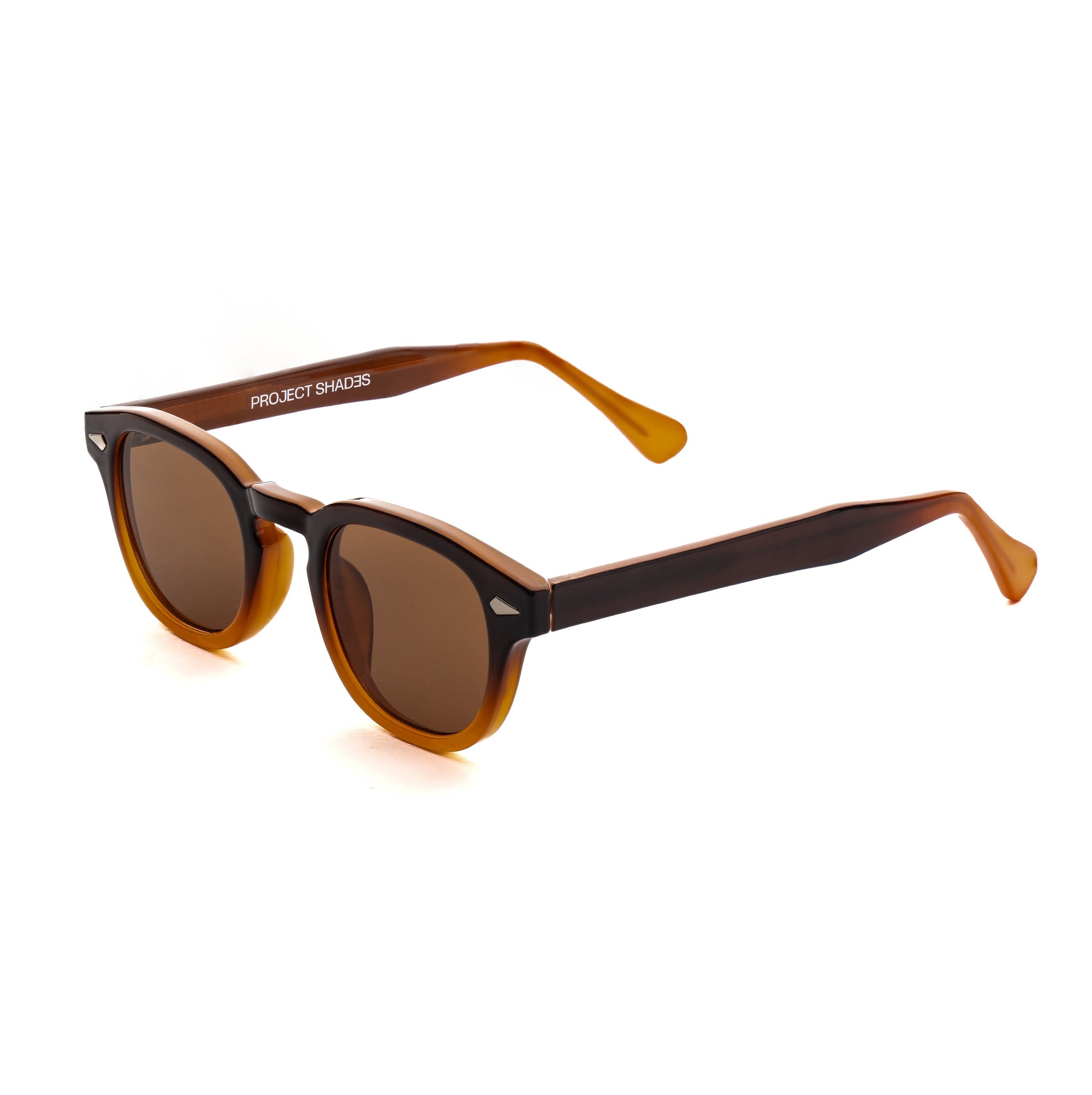 [ Depp ] Premium Unisex Sunglasses : Brown Ombre - projectshades