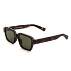 [ Apollo ] Rectangular Unisex Sunglasses : Leopard Green - projectshades