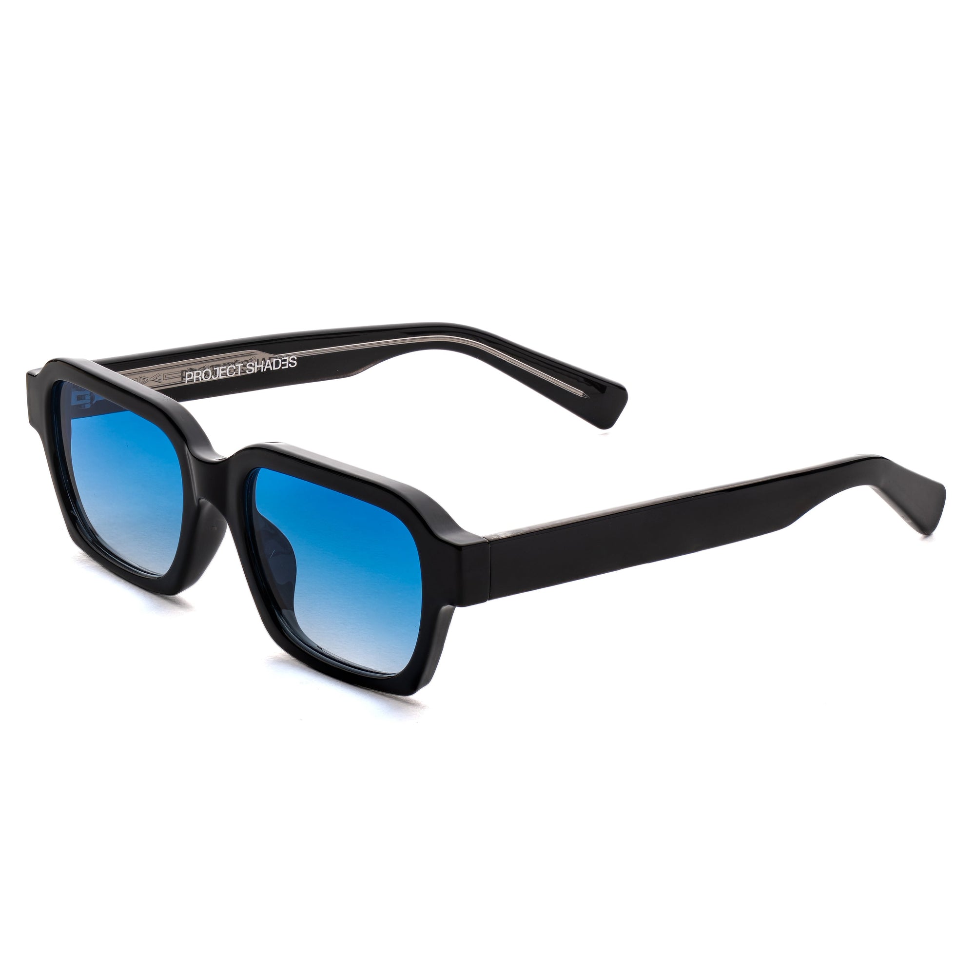 [ Apollo ] Rectangular Unisex Sunglasses : Blue - projectshades