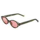 [ Contour ] Sleek Cutline Sunglasses : Green Pink - projectshades