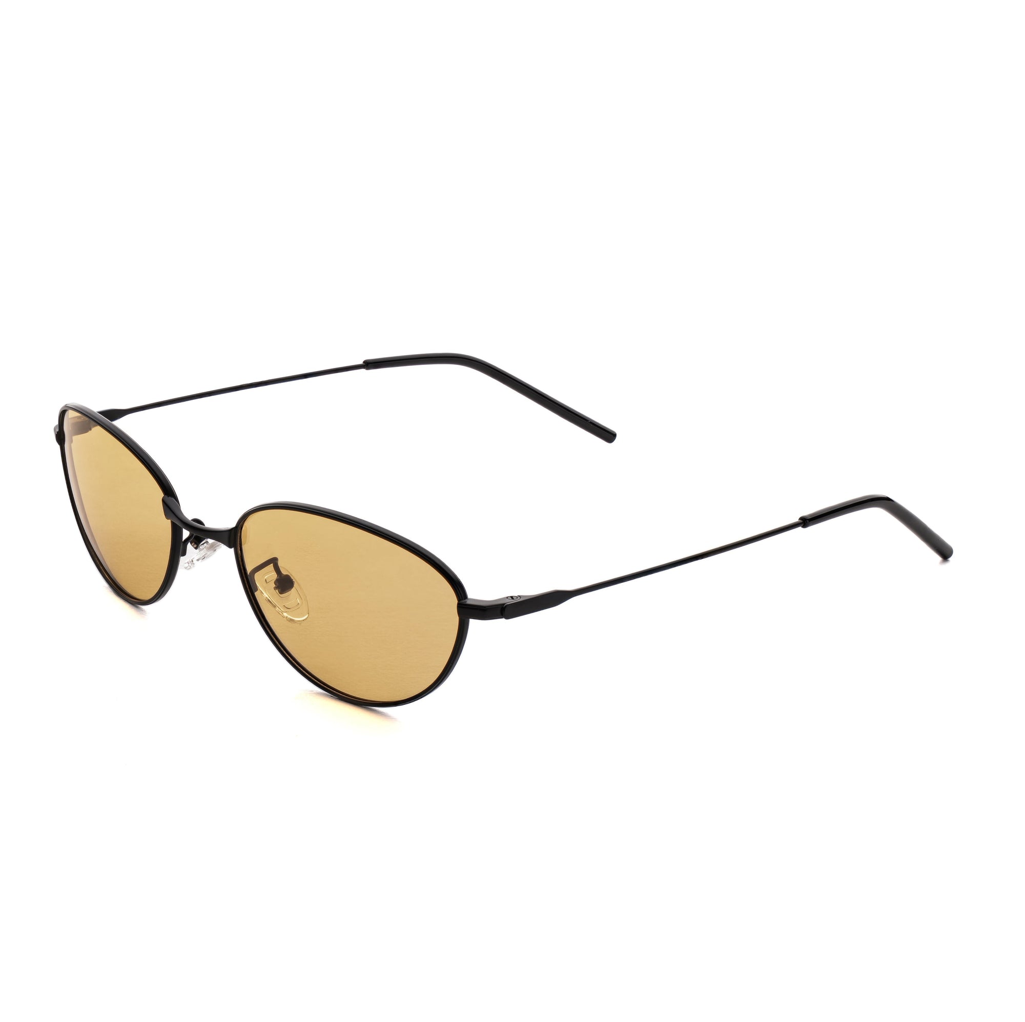[ Fade ] Oval Polarised Sunglasses : Biege - projectshades