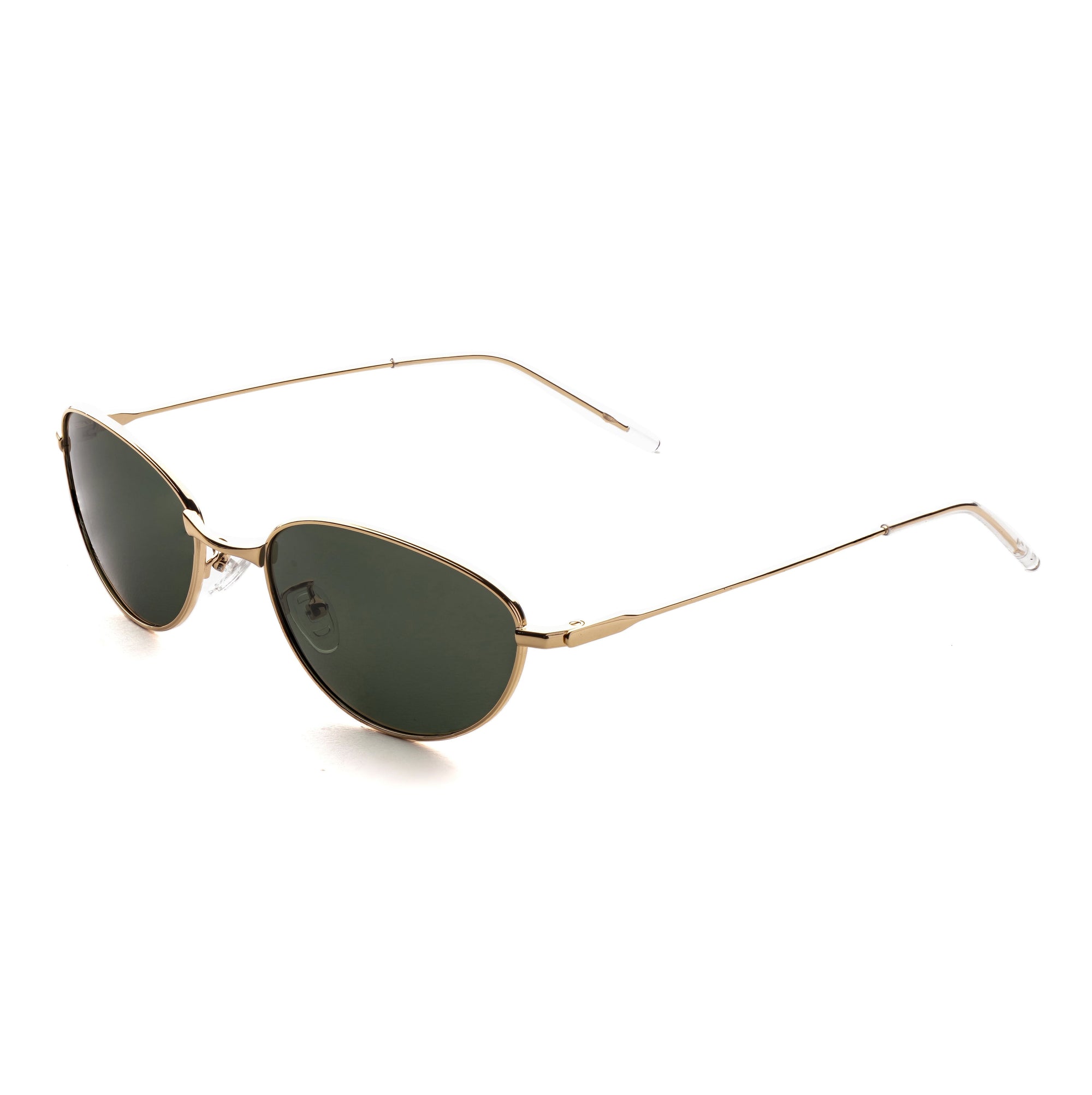 [ Fade ] Oval Polarised Sunglasses : Green - projectshades