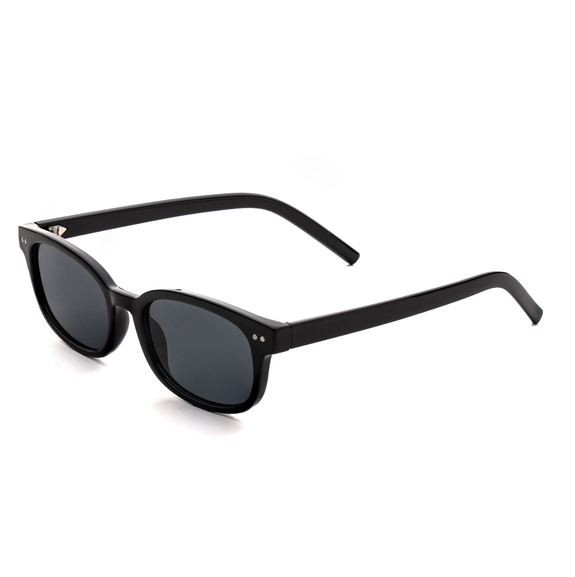 [ Offduty ] Classic Rectangular Sunglasses : Black - projectshades