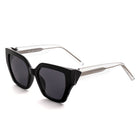 [ Muse ] Oversized Cateye Sunglasses : Black - projectshades