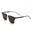 [ Offset ] Clubmaster Squared Sunglasses : Black Gold - projectshades