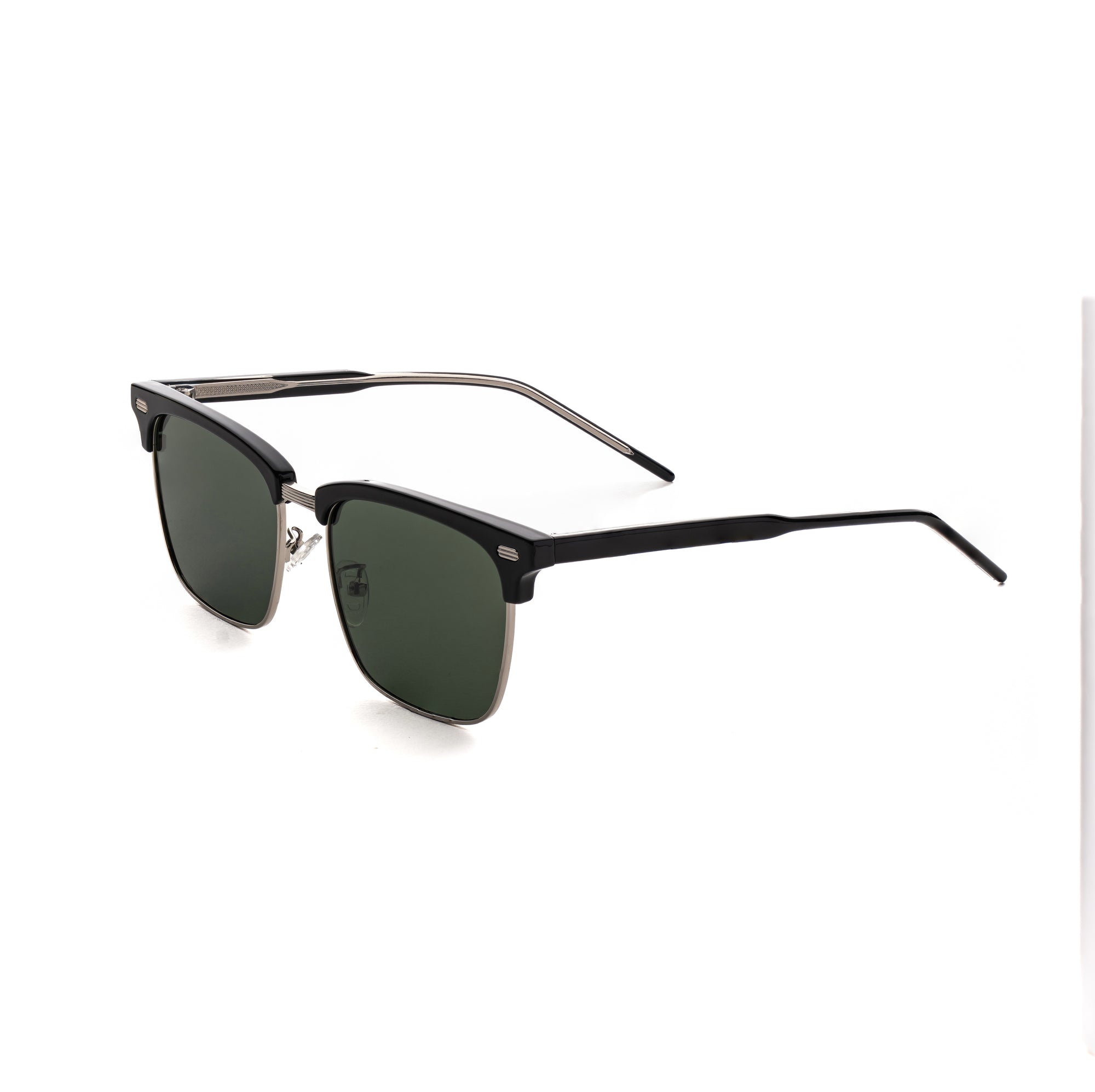 [ Offset ] Clubmaster Squared Sunglasses : Green - projectshades