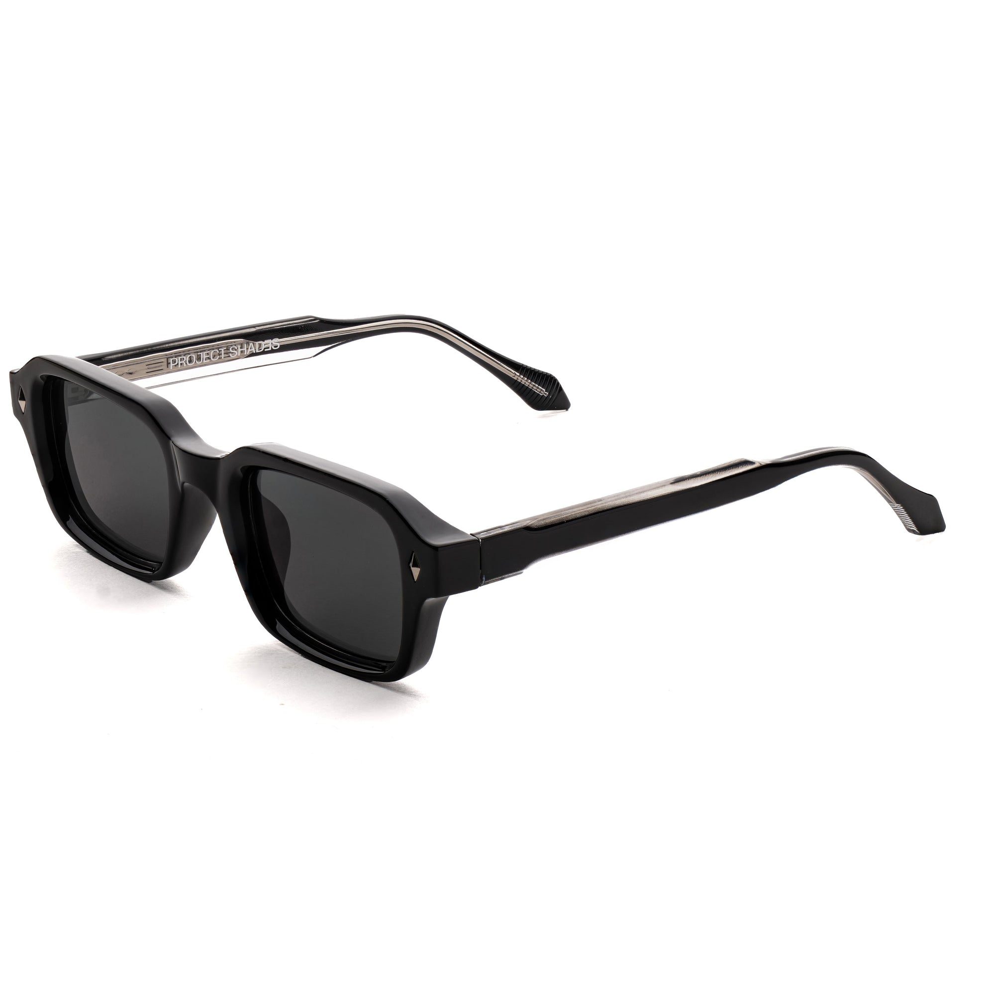 [ Hermes ] Everyday Rectangular Sunglasses : Black - projectshades