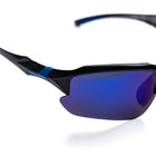 [ Zod ] Semi-Rimless Polarised Sunglasses : Blue - projectshades