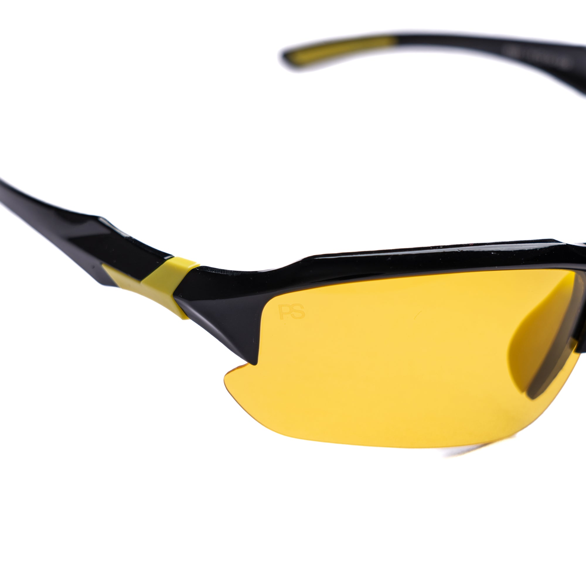 [ Zod ] Semi-Rimless Polarised Sunglasses : Yellow - projectshades