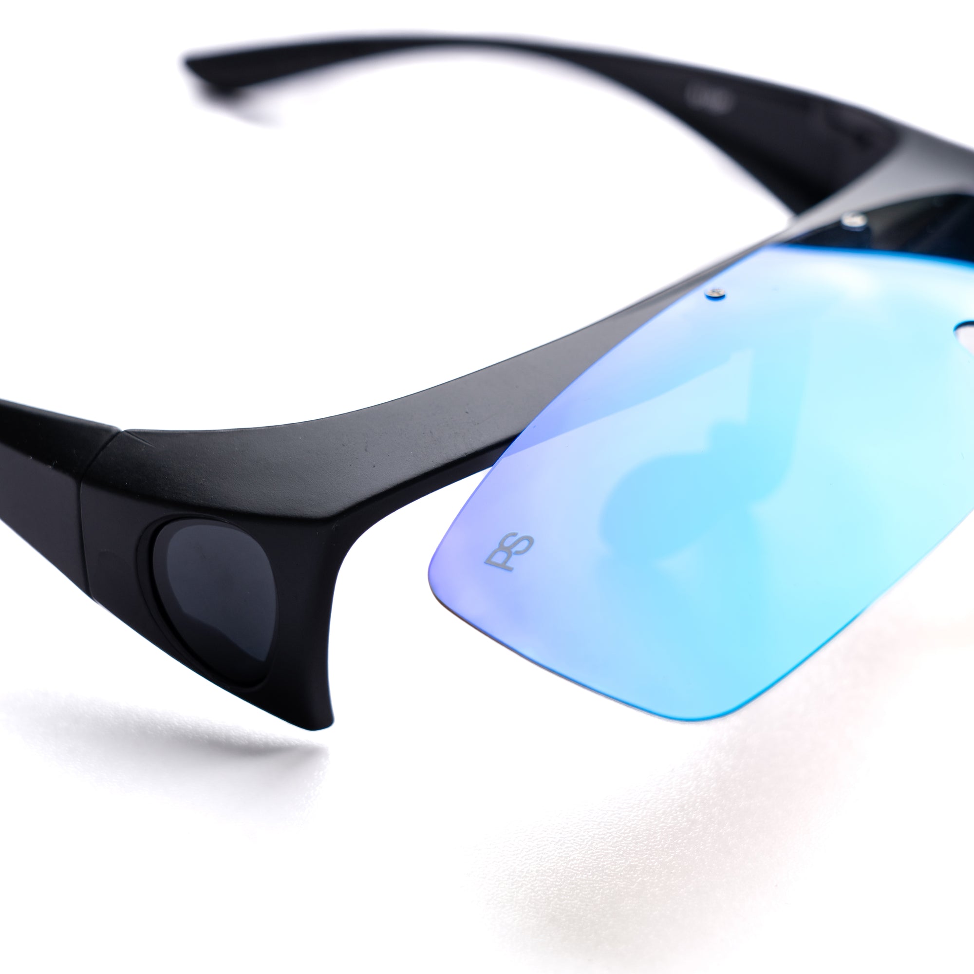 [ Mongul ] Flip-Up Polarsied Sunglasses : Blue - projectshades