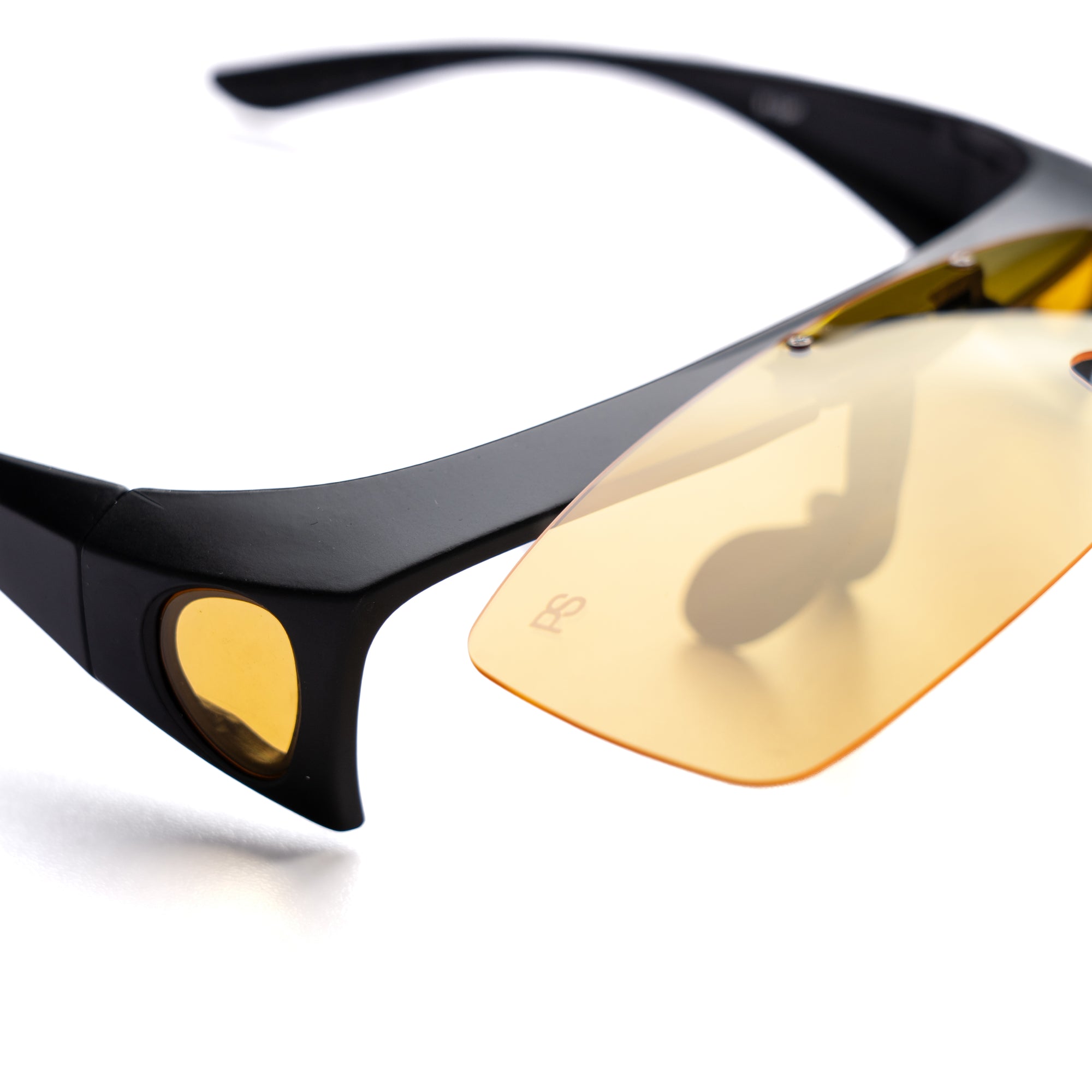 [ Mongul ] Flip-Up Polarsied Sunglasses : Yellow - projectshades