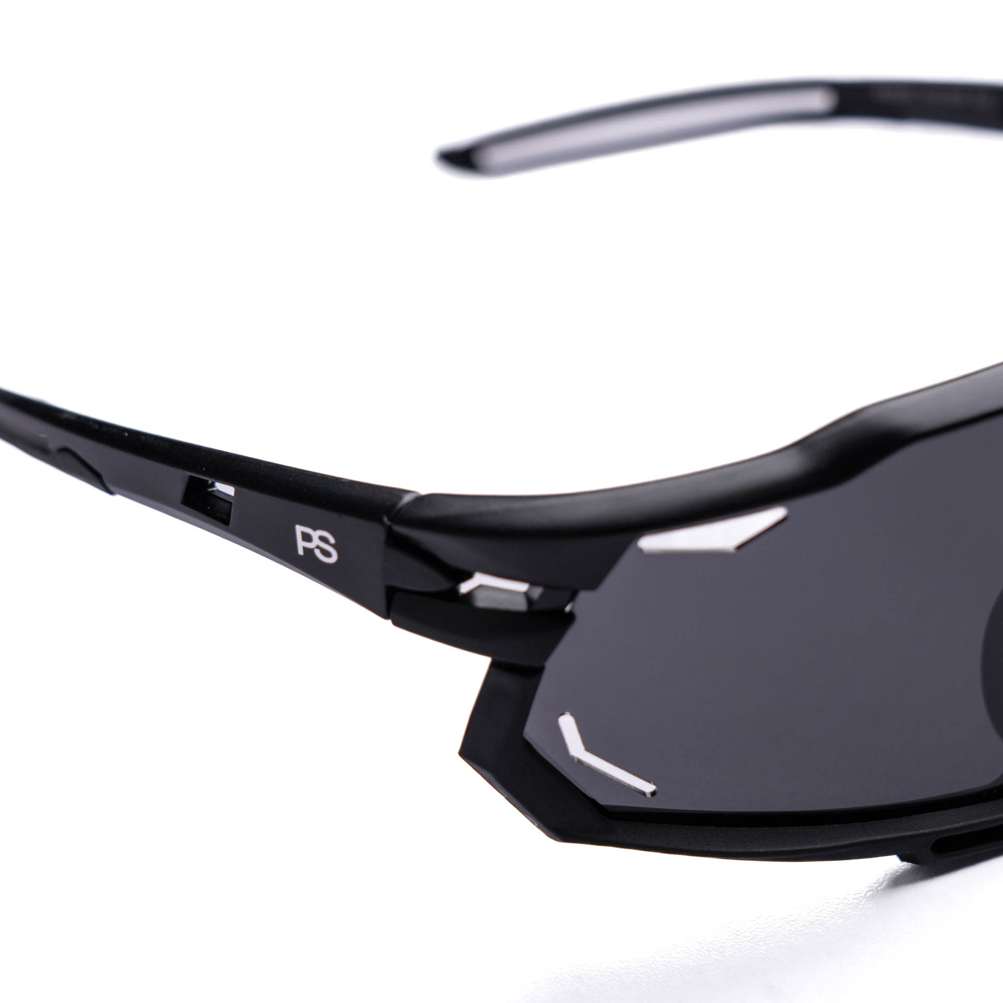 [ Kryptonite ] Polarised Sports Sunglasses : Black - projectshades