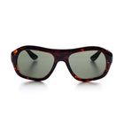 [ Ares ] Oversized High-Fashion Sunglasses : Leopard/Green