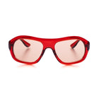 [ Ares ] Oversized High-Fashion Sunglasses : Red